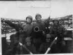 Inside M7 with 105mm rounds