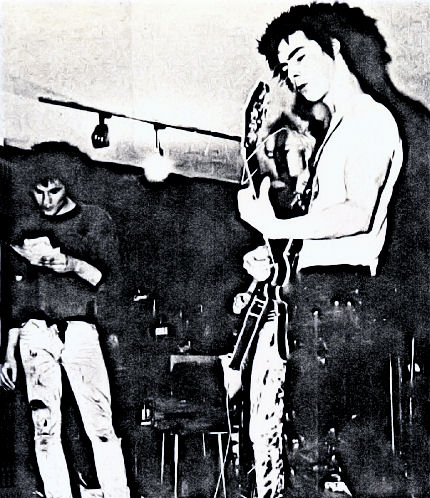 Stench at Switch music Summer 82 recording first demo (DC Collection)