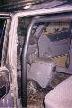 Driver's side sandwich plate on rear, internal hoop.