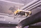 Driver's side sandwich plate on rear, internal hoop.
