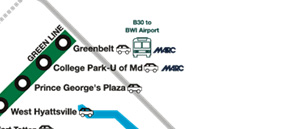 Metro Green Line - PG Plaza