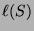 $ \ell(S)$