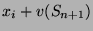 $ x_i+v(S_{n+1})$