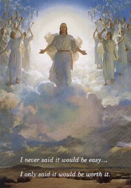 Jesus in 
heaven