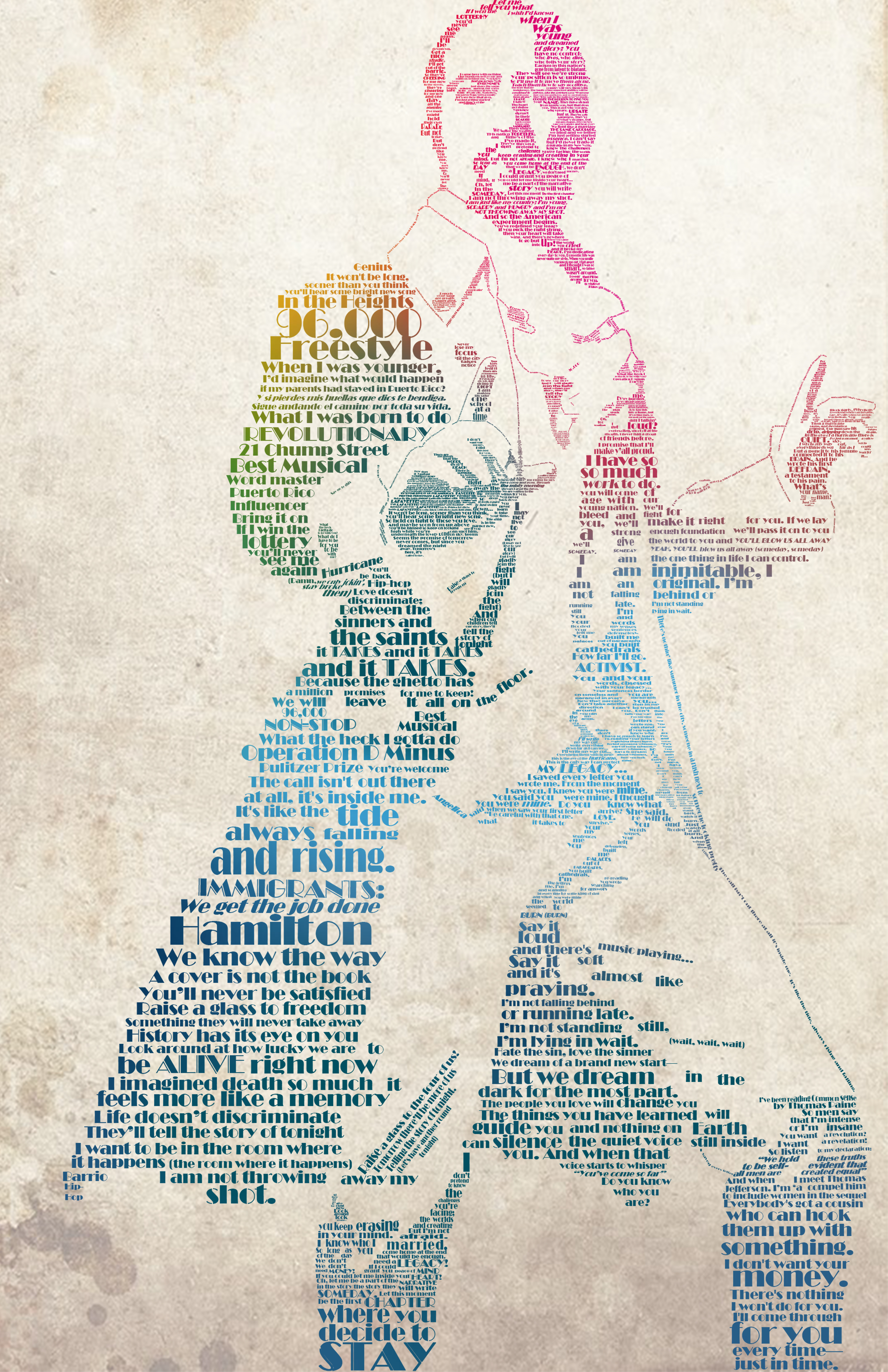 typography portrait