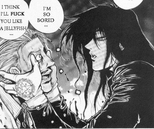 Read: Right to left. Manga: Kohta Hirano. Quote: Bre. The bored: Me. For original scan of manga: Click here.