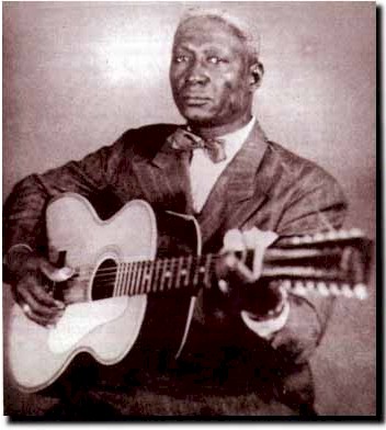 Leadbelly playing