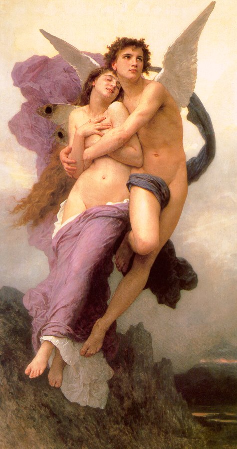  5. Bouguereau The Abduction of Psyche, 1895, oil on canvas, Private Collection. 