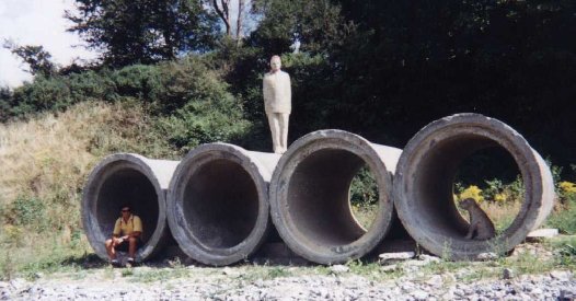 monumento muito estranho, perto de Cork