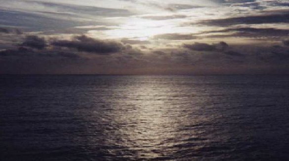 Pôr do Sol no Atlântico Norte