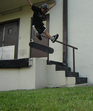 Beans is an idiot.  You can't land a 360 flip in the grass.