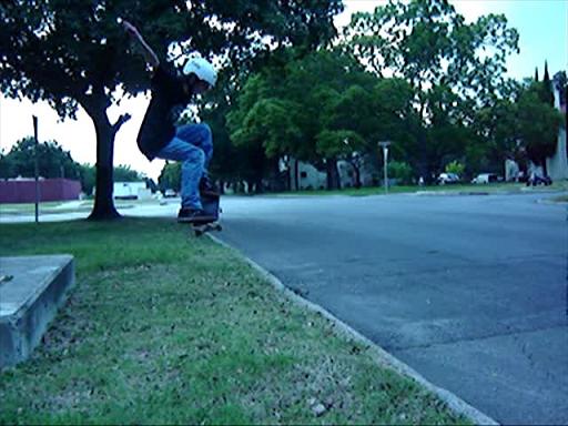 with a running start on a short setup - 180