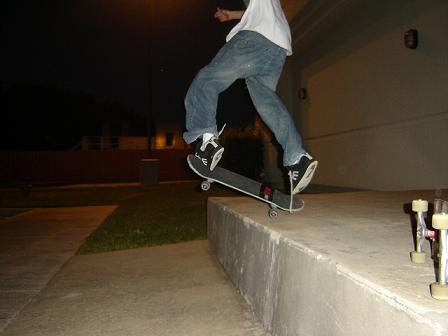 Dirty can't even kickflip on flat ground, so you know he didn't do this.