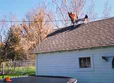 Tanner on his roof