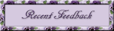 Recent Feedback
