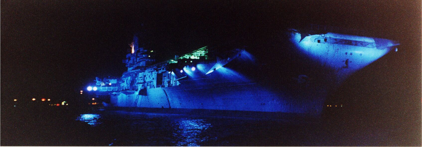 Visit the USS Lexington Web page, double click on the picture