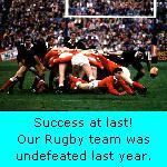 Rugby.