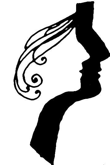 Side face of lady