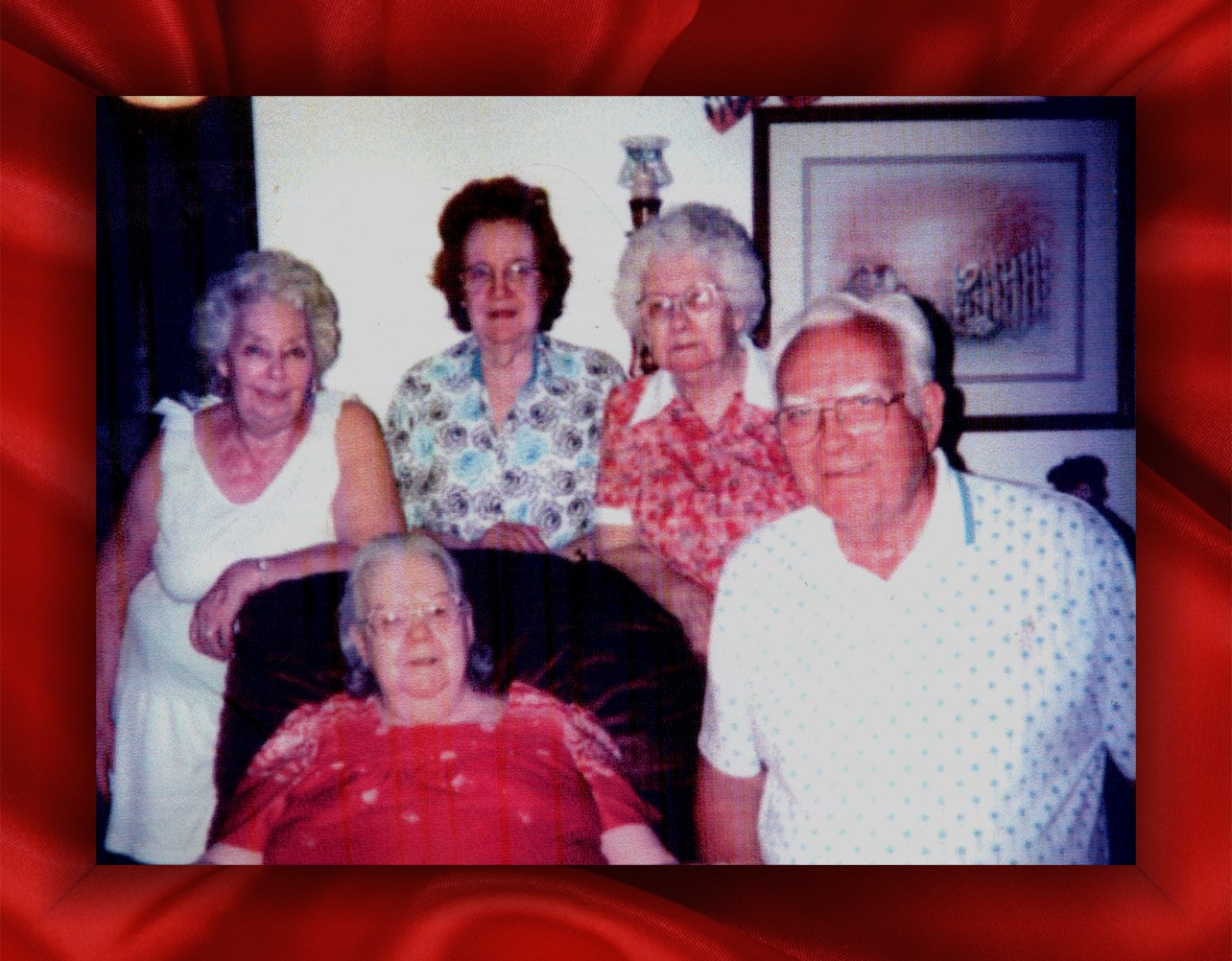 Back Row: Ilene, Bobbie, & Pearl&nbsp;&nbsp; Front Row: Flo & Jim