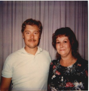 Les & his Mom, July 4, 1987