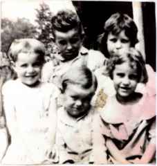 Back Row: Joe &Flo;Front: Bobbie,Jim &Dortha