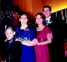 Joseph, Mary, Katie & Michael; picture taken at Michael's wedding