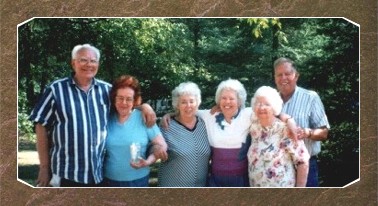Jim, Bobbie, Ilene, Dorothy, Pearl and Russell