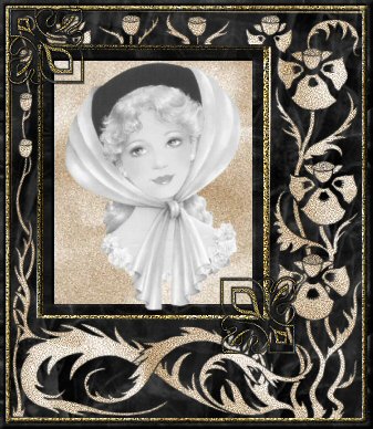 black velvet frame