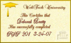my psp 201certificate
