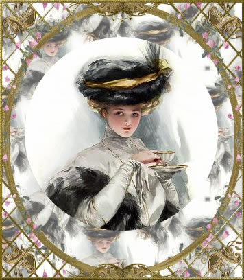 Elegant Lady Plate