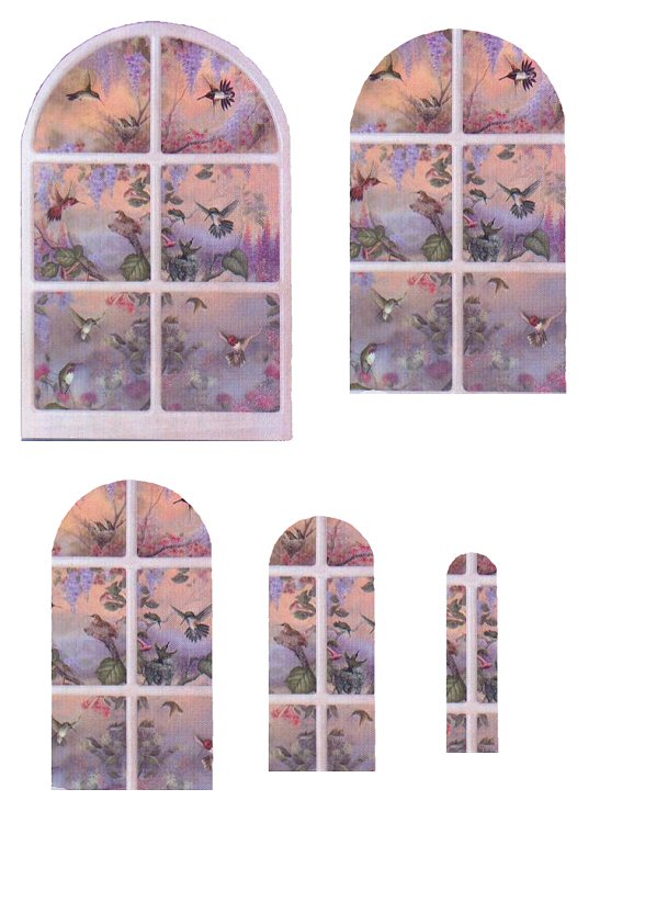 Hummingbird Window pyramid