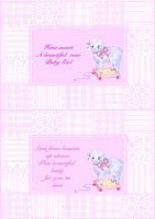 baby girls pink insert
