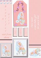 baby girl tag set