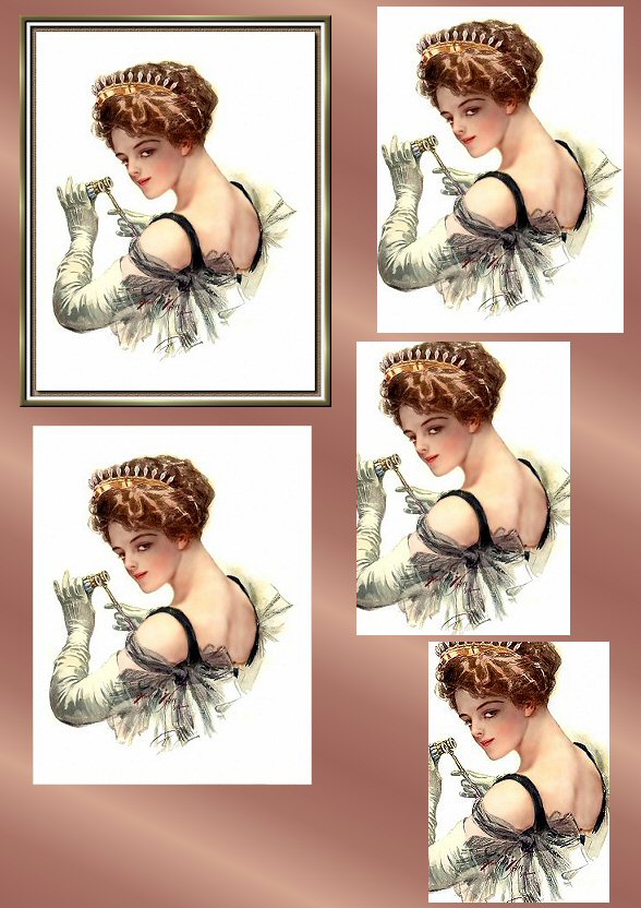 Victorian Lady 3 Pyramid
