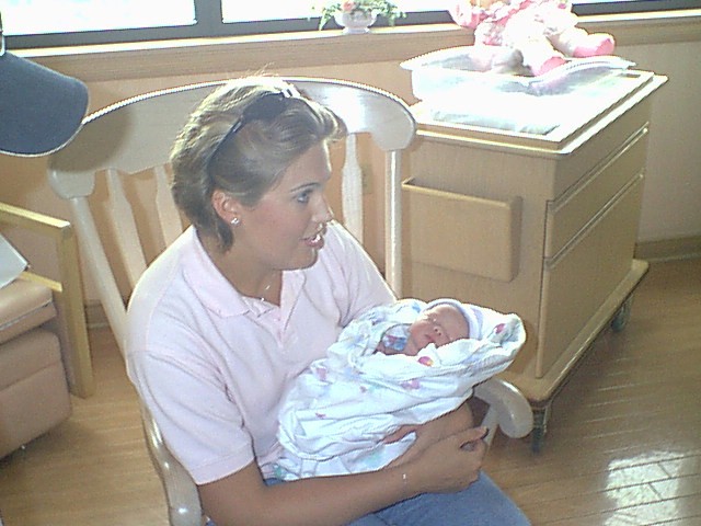New Aunt Sarah with Gianna