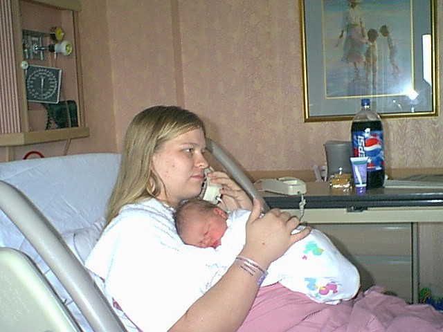 New Mommy back on the phone!