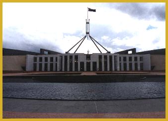 the New Parliment House in Canberra