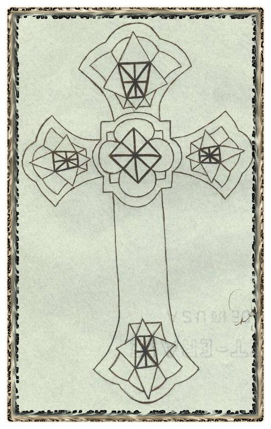 Cross (From a necklace) -- Debbie Zufelt -- 1991