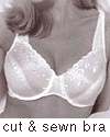 cut and sewn bra