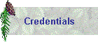 Credentials