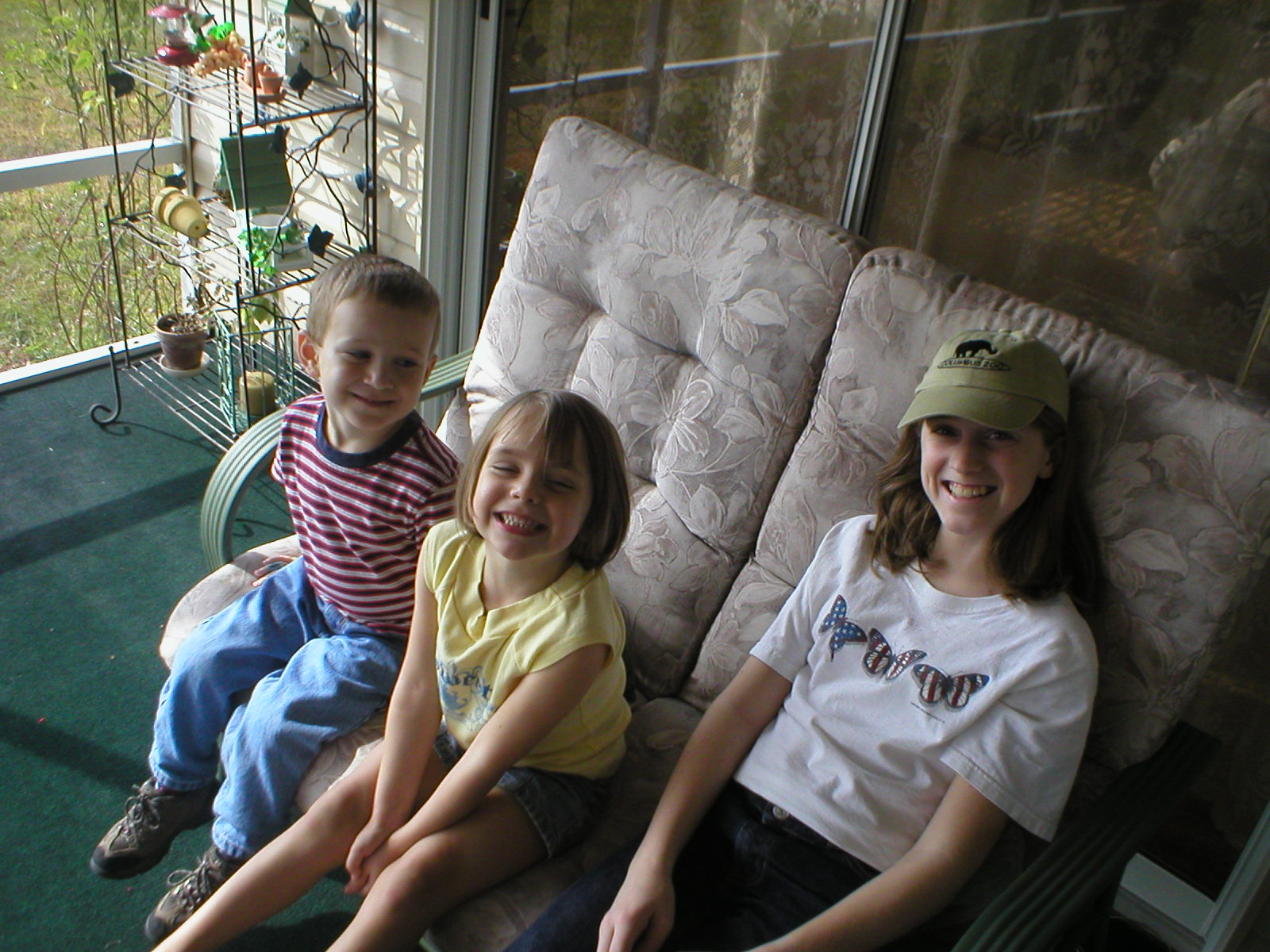 my nephew Gabriel, my daughters Vicky and Kim