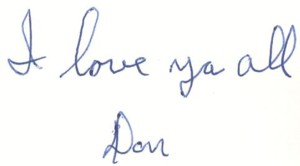 Don's signature