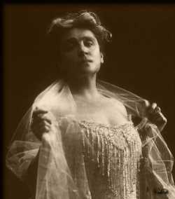 L'attrice di teatro Eleonora Duse