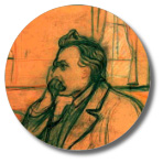Il filosofo Nietzsche ritratto da Munch