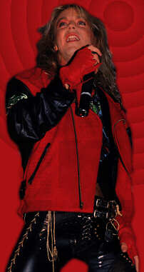 Check out the red eyeshadow on Bret!