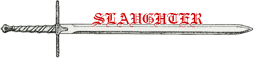 Slaughter banner