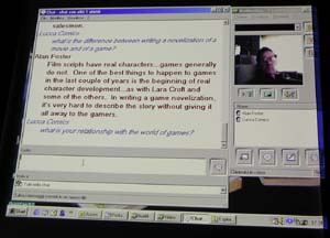 Alan Dean Foster on screen !