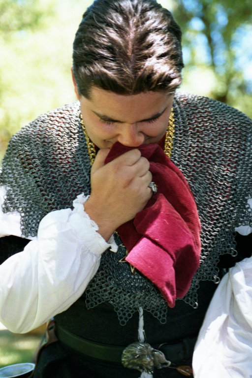 Jeff at His Knighting&nbsp; Willits 2001