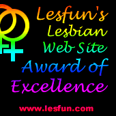 Lesfun's Lesbian Website Award of Excellence 