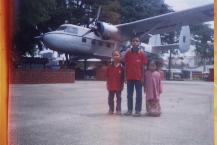 Ketika di Airport Banda Hilir, Melaka